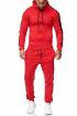 Vyriškas sportinis kostiumas - raudonas 52003-2