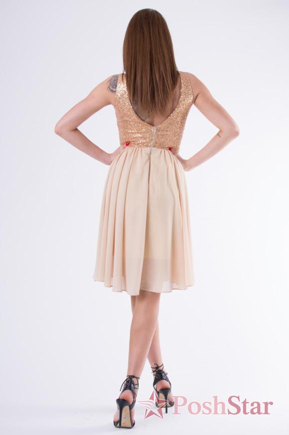 „EVA &amp; LOLA DRESS GOLD 58006-2“