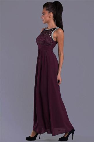 EVA &amp; LOLA suknelė- EGGPLANT 7815-9