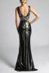 SOKY SOKA DRESS BLACK / GOLD 63001-1