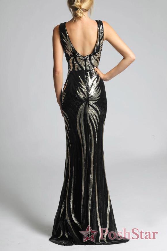 SOKY SOKA DRESS BLACK / GOLD 63001-1