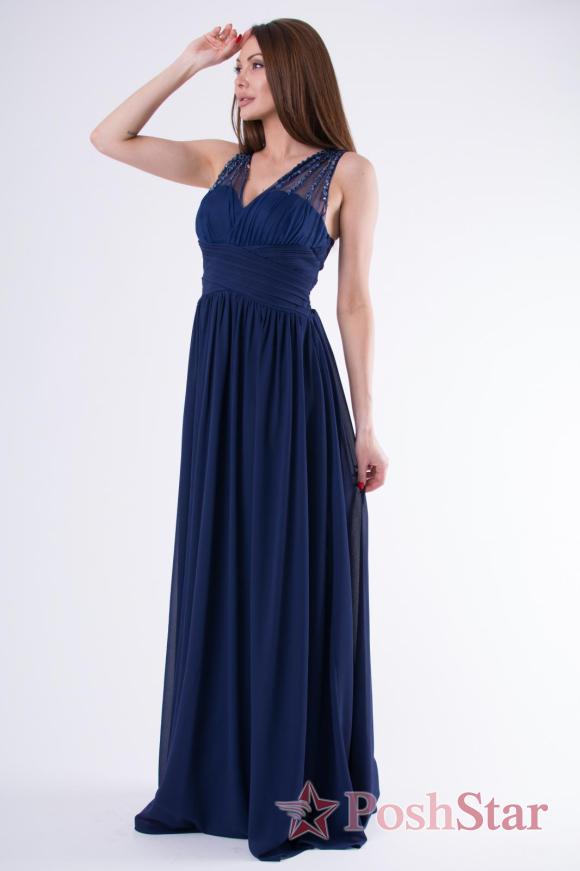 EVA &amp; LOLA DRESS NAVY BLUE 58003-4