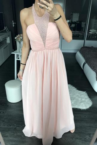 EVA &amp; LOLA DRESS pudra rožinė 42004-3