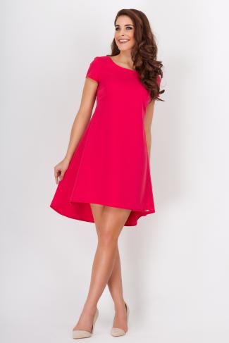 Asimetriška suknelė „Saro“ (Rožinė)