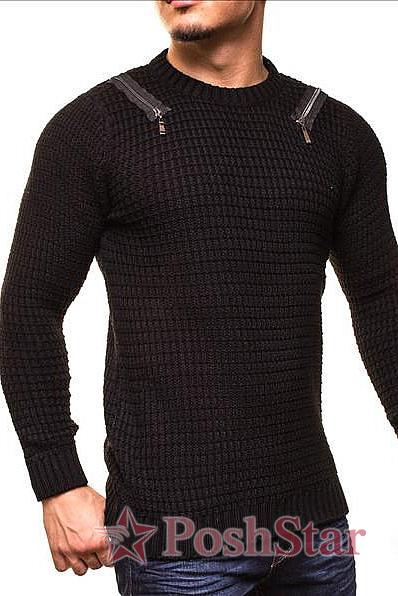 Vyriškas džemperis CRSM - JUODAS 9507-1