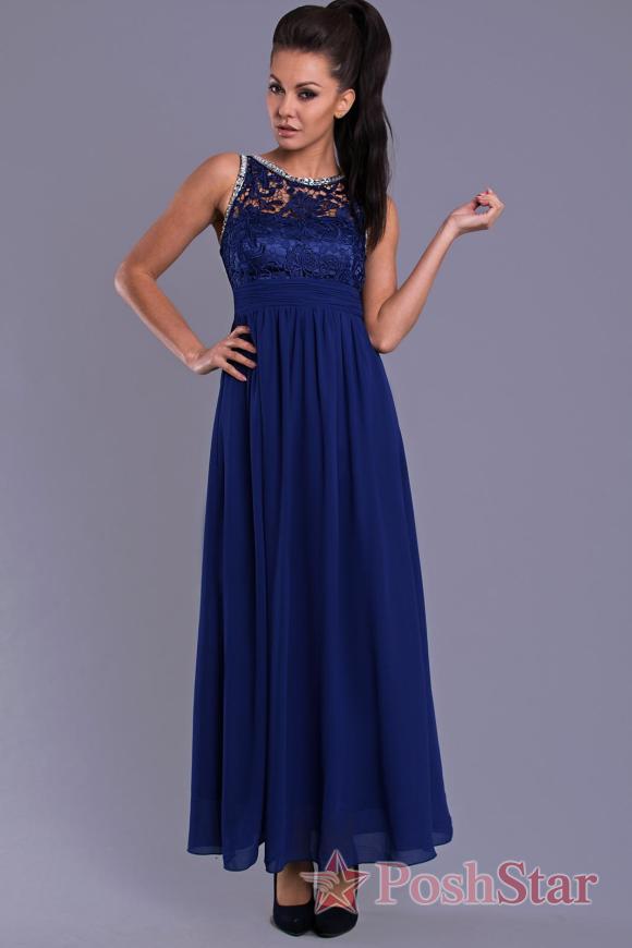 EVA &amp; LOLA suknelė - kobaltas 7815-5