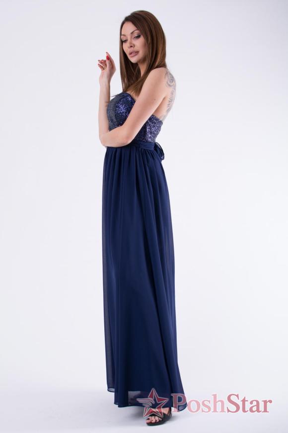 EVA &amp; LOLA DRESS NAVY BLUE 58004-2
