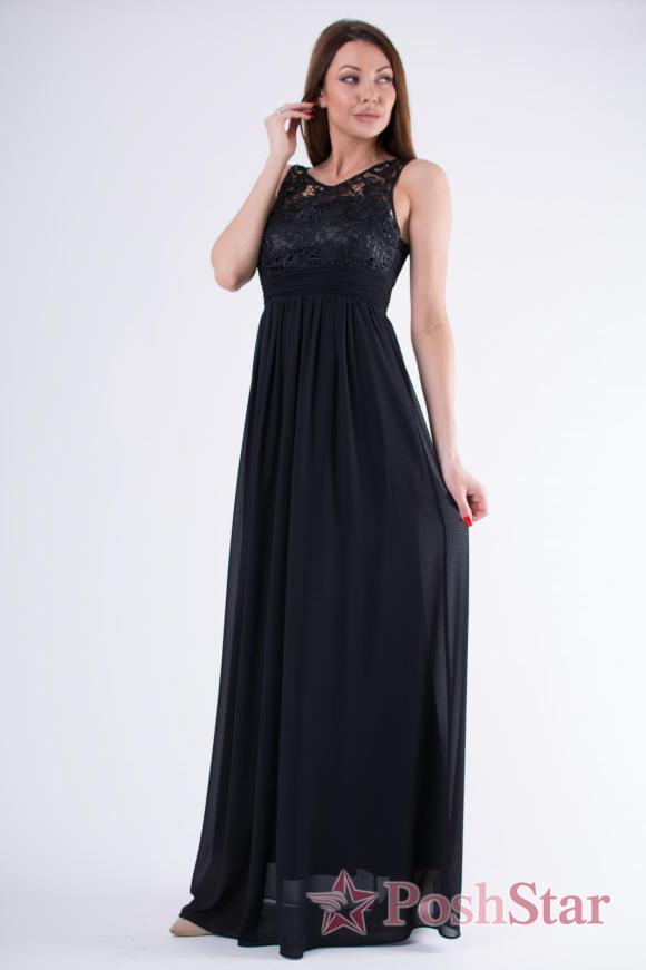 EVA &amp; LOLA DRESS ROYAL BLACK 58001-4