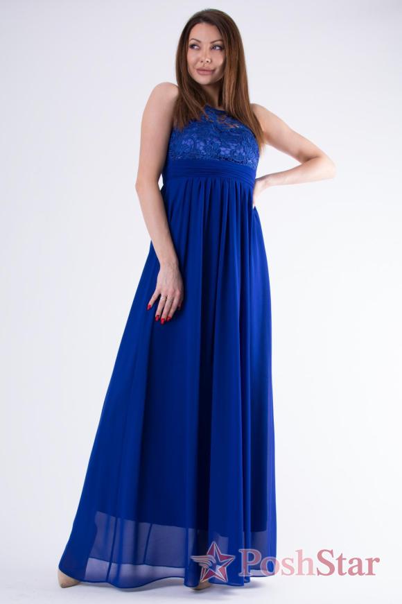 EVA &amp; LOLA DRESS ROYAL BLUE 58001-3