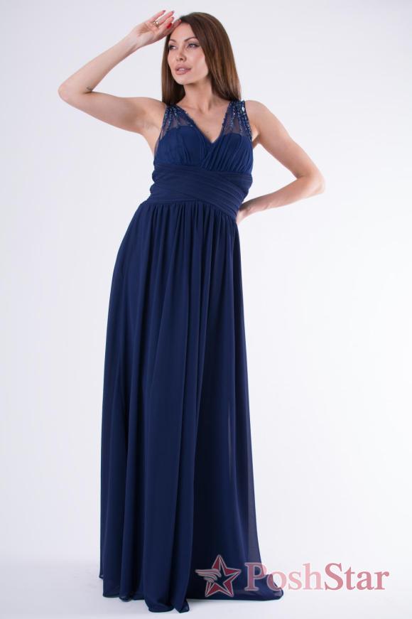 EVA &amp; LOLA DRESS NAVY BLUE 58003-4