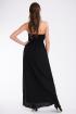 Rausvos spalvos suknelės suknelė - juoda 9604-1