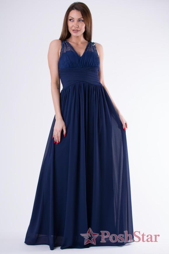 EVA &amp; LOLA DRESS NAVY BLUE 58003-4