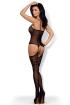 OBSESSIVE F211 BODYSTOCKING JUODAS PAMATYTAS 50005-8