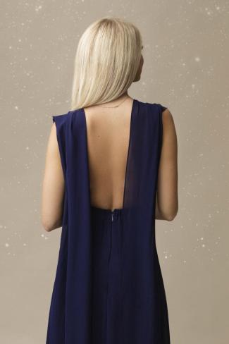 SENAT subtilus suknelė tamsiai mėlyna 67002-1