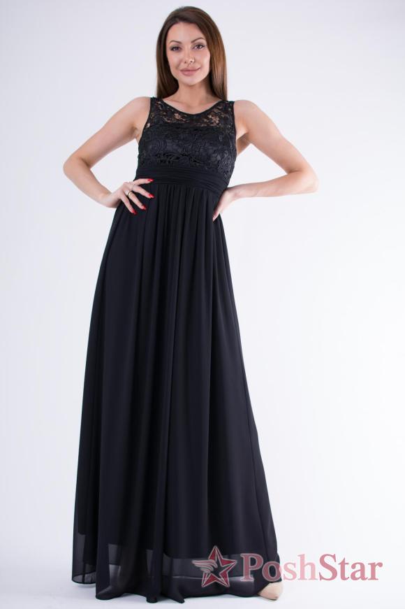 EVA &amp; LOLA DRESS ROYAL BLACK 58001-4