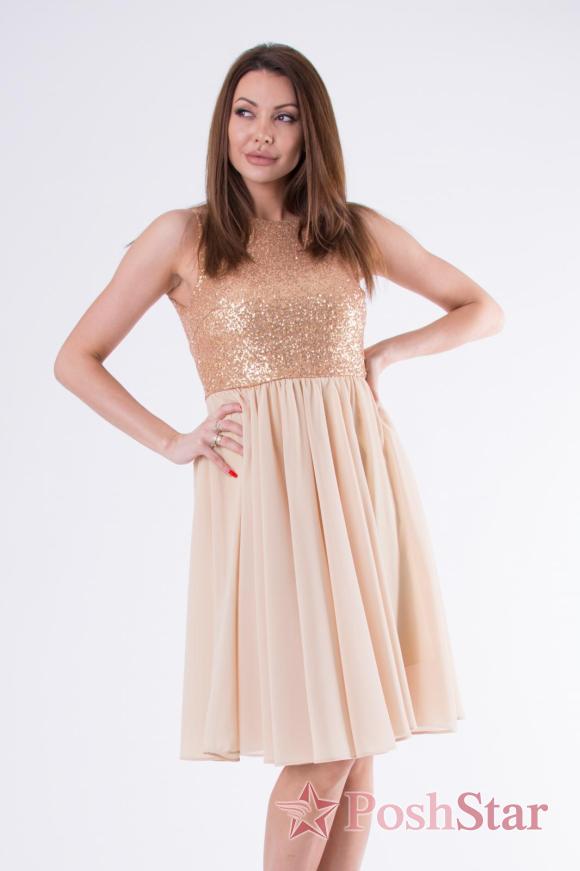 „EVA &amp; LOLA DRESS GOLD 58006-2“