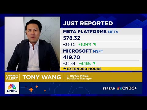 Tech earnings results are supportive for The Street on AI, says T. Rowe Price&#039;s Tony Wang