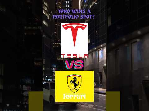 Which stock you got? Diversified EV or luxury sport? #tesla #ferrari #investing #stockstowatch