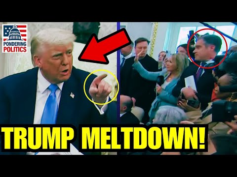 BREAKING: Trump LOSES HIS SH*T as Oval Office EXPLODES INTO CHAOS!