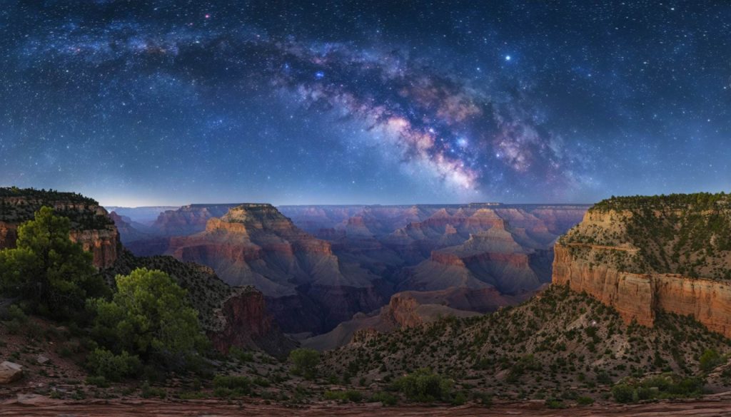 Discover the Night: Unveiling the Cosmic Splendor Above the Grand Canyon